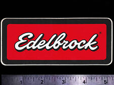 EDELBROCK Manifolds - Original Vintage Racing Decal/Sticker - 5 1/8  inch size picture