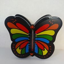 Vintage MCM Butterfly thermometer magnet 3.5
