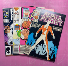 Alpha Flight Lot Vol 1 (1983) 11, 12, 36, 45. KEY 1st Omega Flight, Guardian DTH picture