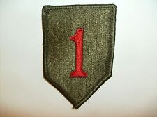 Vintage 100% Original USGI US Army 1st Infantry Division Patch, SSI picture