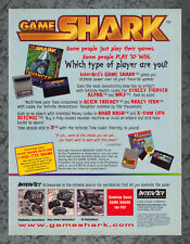 GameShark Playstation 1 PS1 Nintendo 64 Sega Saturn Print Ad Vintage Art G 1996 picture