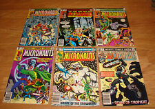 Marvel Comics, The MICRONAUTS #9 #18 #25 #26 #32 #33 (VF/FN/GD) 1979-1980-1981 picture