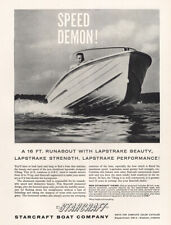 1961 Starcraft Runabout Boat: Speed Demon Vintage Print Ad picture