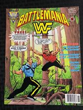 1991 BATTLEMANIA WWF Magazine #3 FN- 5.5 Big Boss Man vs The Mountie picture
