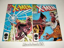 Uncanny X-Men #221 & 222 Direct Comic Lot Marvel 1987 1st Full App Mr Sinister picture
