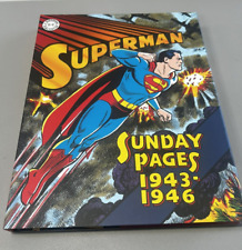 DC Super Man Sunday Pages From 1943-1946 in One Book, Superman Color Comic Book picture