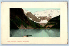 Laggan Alberta Canada Postcard Lake Louise Mountain Scene c1910 Posted picture