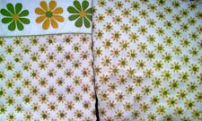 Vintage ReTRo Daisy Flowers Lady Pepperell No Iron Muslin Full Double Sheets picture