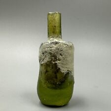 Intact Rare Ancient Old Roman Glass Medical Bottle From North Western Afghanista picture