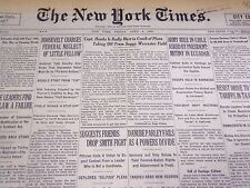 1932 APRIL 8 NEW YORK TIMES - CAPT. HAWKS IN PLANE CRASH - NT 4111 picture