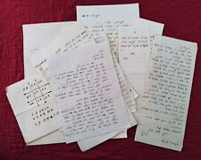 Palestine 1930s 1940s Lot Letters Related To Ein Harod / Jewish Brigade Judaica  picture