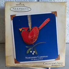 Hallmark Keepsake 2005 NORTHERN CARDINAL #1 in Beauty of Birds Series Ornament picture