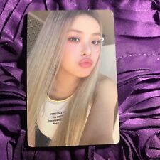 HANNI NEWJEANS SKY BLUE Edition Celeb K-POP Girl Photo Card Blonde Kiss picture