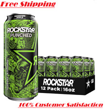 Rockstar Punched Hardcore Apple Energy Drink, 16 oz, 12 Pack Cans picture