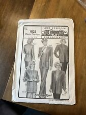 Stretch & Sew Ann Person 1023 Blazer Cardigan Pattern UN-CUT ladies jacket 1992 picture