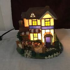 Dale Tiffany Sunny Vale Inn Art Glass Village Lighted - See Description picture