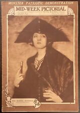 Mid-Week Pictorial 1921, Cover Silent Film / Vaudeville Actress Martha Mansfield picture