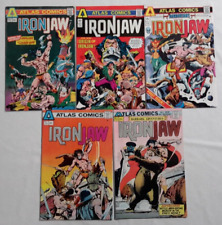 🔥IRONJAW #1-4 +BARBARIANS #1 LOT*1975, ATLAS*NEAL ADAMS*BRONZE AGE* picture