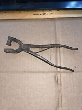 Very Rare/Unusual Old/Vtg Leather Marking Pliers Antique Cobbler Tool LOOK  picture