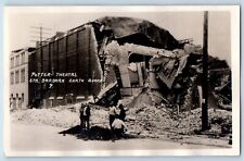 Sta. Barbara California CA Postcard RPPC Photo Potter Theatre Earth Quake c1910s picture