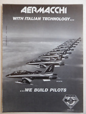 8/1988 PUB AERMACCHI MB-339 PAN ITALIAN AIR FORCE TOKUNAGA AD TRICOLOR ARROWS picture