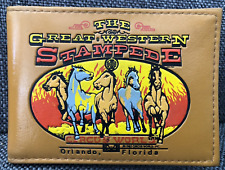 1982 Circus World The Great Western Stampede Wallet Orlando Florida Theme Park picture