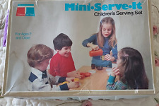 Vintage Children's Tupperware mini-serve it set - partial set picture