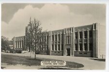 Vintage Postcard Chester New York High School Building Litho Unposted picture