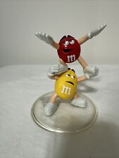 Vintage Mars Co M&Ms Plastic Figure Red Yellow 6” picture