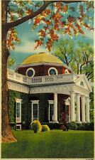 Vintage Monticello Home Of Thomas Jefferson Charlottesville Virginia Postcard  picture