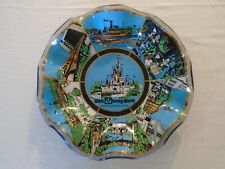 Vintage Walt Disney World The Magic Kingdom Ruffled Candy Dish Bowl Plate 7
