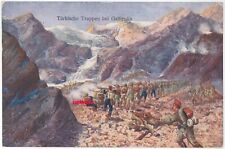 №tas24 WW1. OTTOMAN empire postcard / Ottoman soldiers / Gallipoli / colored pc picture