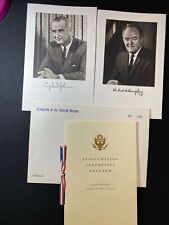 1965 Congressional Inaugural Program LBJ/HHH Envelope No.1966 Lyndon Johnson picture