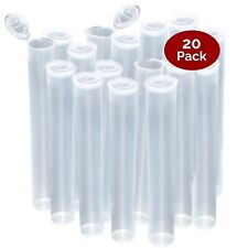 W Gallery 20 Clear 116mm Pop Top Tubes - Airtight Smell Proof Containers picture