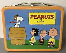 Peanuts Lunchbox Rare Original King-Seeley Thermos Co c1960 No Thermos picture