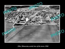 OLD LARGE HISTORIC PHOTO ELKO MINNESOTA AERIAL VIEW OF THE TOWN c1960 picture