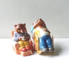 Vintage 1981 The Ringtail Racoons Mama and Papa figurines. Made in Taiwan. picture