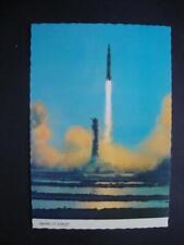 Railfans2 754) Postcard, 1969 Apollo 11 Spacecraft, Armstrong, Collins, Aldrin picture