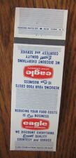 EAGLE DISCOUNT SUPERMARKETS MATCHBOOK (INDIANA, IOWA, ILLINOIS & WISCONSIN) -F9 picture