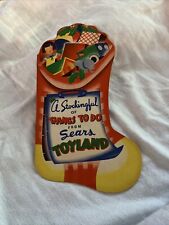 A Stocking Full Of Things To Do From Sears Toyland 1936 Excellent Condition picture