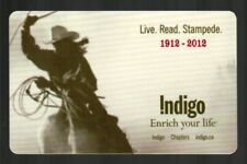 INDIGO ( Canada ) 1912-2012 Live Read Stampede, Cowboy 2012 Gift Card ( $0 ) picture