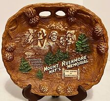 Vintage Mount Rushmore National Memorial pressed wood H.H. Tammen Co. picture