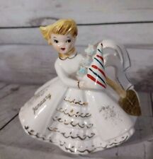 Leftons January Birthday Figurine, From Japan Lovely Vintage picture