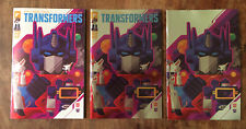 TRANSFORMERS #1 5TH PRINTING VARIANT SET TOM WHALEN TRADE VIRGIN FOIL picture