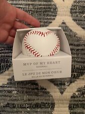 NEW Hallmark MVP OF MY HEART Red Stitched BASEBALL Valentines Day Gift Love  3 picture