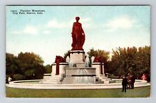 Denver CO-Colorado, Thatcher Monument, City Park, Vintage Postcard picture
