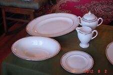 Wedgwood MONACO Fine Bone China Full Formal DIning Place Settings and Serveware. picture