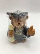 Ganz Graduation Bear Candle “Best Wishes” 3” Tall Cap & Gown, Diploma, Thumbs Up picture