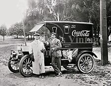 Coca Cola advertising truck Ph0to  1917 Vintage 8x11 picture