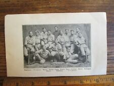 Antique Vintage 1895 Baseball Ephemera Photo Yale & Texas Southern League Clubs picture